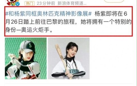 杨紫将担任巴黎奥运火炬手，受品牌邀请，赵露思汤唯也曾是火炬手-杨紫获奖记录